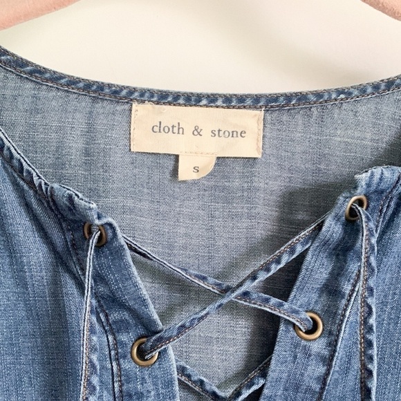 Cloth & Stone Chambray Shift Dress - Picture 6 of 8